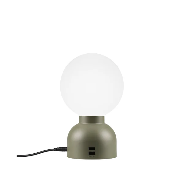 Ateljé Lyktan Lampe de table Pluggie vert poudré, opaline