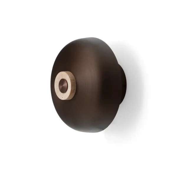 Audo Copenhagen - Applique murale LED Reverse, bronze, Ø 24 cm