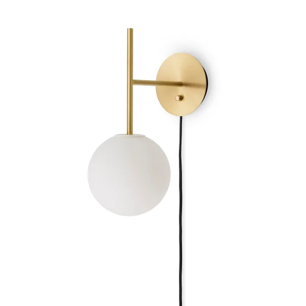 Audo Copenhagen Applique murale TR Bulb Suspended Brushed brass