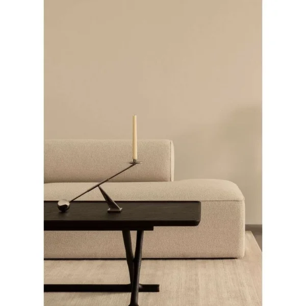 Audo Copenhagen - Bougeoir Interconnect en acier inoxydable