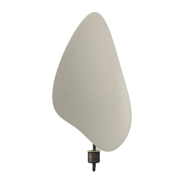 Audo Copenhagen Bougeoir mur Flambeau 34 cm Laiton bronzé-gris