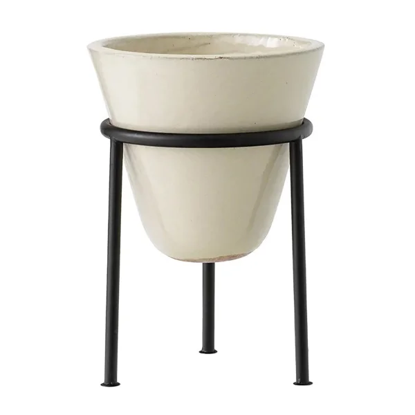 Audo Copenhagen Cache-pot avec support Daiza Ø25x35 cm Ivory