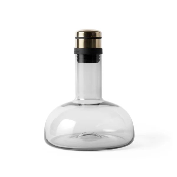 Audo Copenhagen Carafe à décanter le vin deluxe fumée, laiton