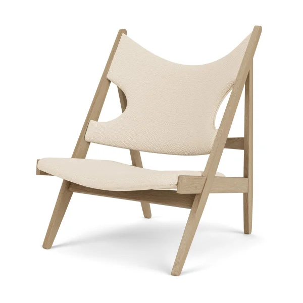 Audo Copenhagen Chaise lounge Knitting Natural oak-Logan Jasmine