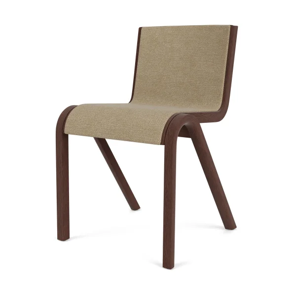 Audo Copenhagen Chaise rembourrée sur le dossier et l'assise Ready Red oak-Audo Bouclé 02