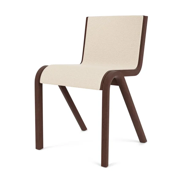 Audo Copenhagen Chaise rembourrée sur le dossier et l'assise Ready Red oak-Logan Jasmine