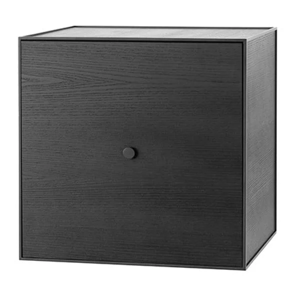 Audo Copenhagen Cube avec porte Frame 49 Frêne coloré noir