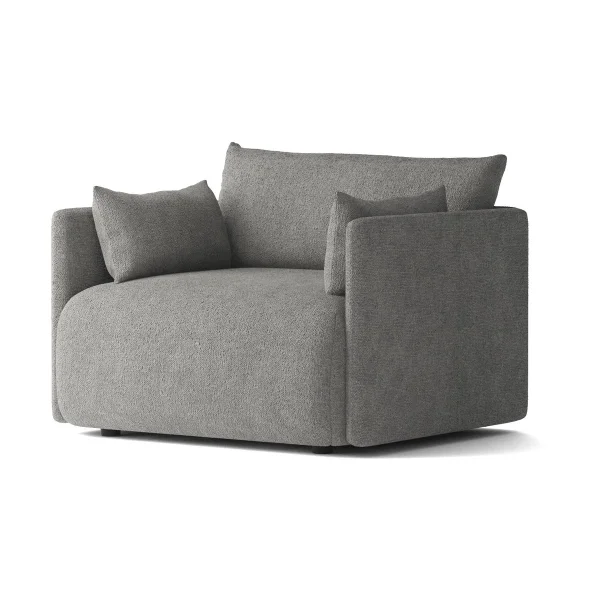 Audo Copenhagen Fauteuil Offset Audo Bouclé 16 Dark grey