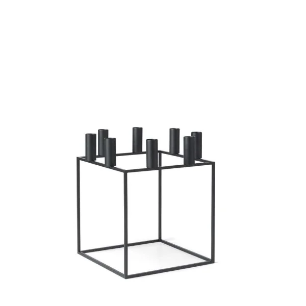 Audo Copenhagen - Kubus 8 Porte-bougies Black