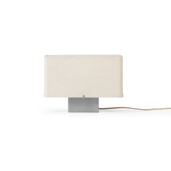 Audo Copenhagen Lampe de table Nonna 24 cm Aluminium brossé-sable