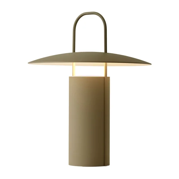 Audo Copenhagen Lampe de table portable Ray Dusty Green