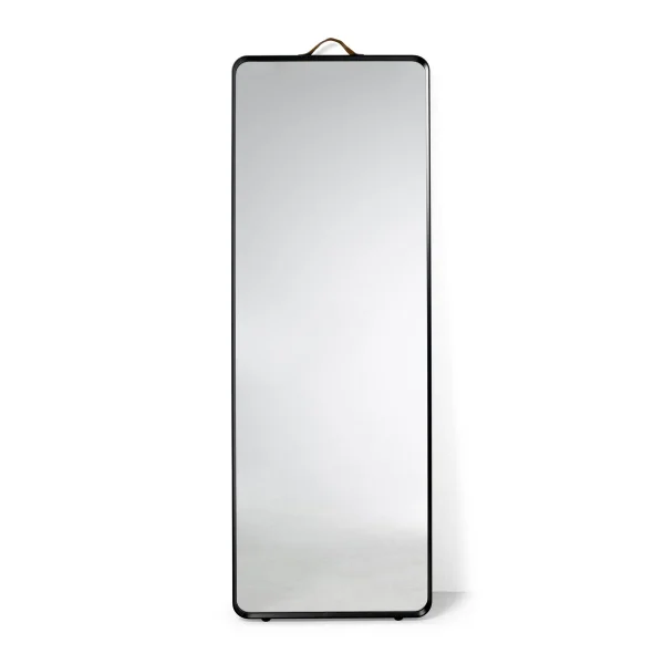 Audo Copenhagen Miroir sur pied Norm noir