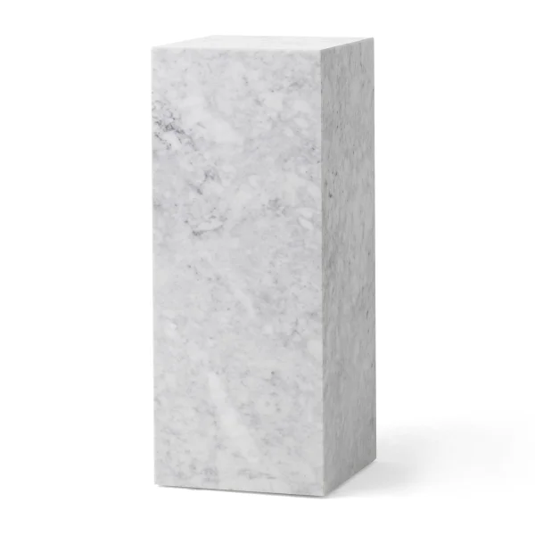 Audo Copenhagen Piédestal Plinth Pedestal Carrara