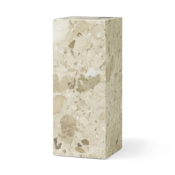 Audo Copenhagen Piédestal Plinth Pedestal Kunis Breccia