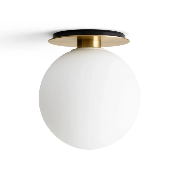 Audo Copenhagen - Plafonnier LED TR Bulb, laiton/blanc