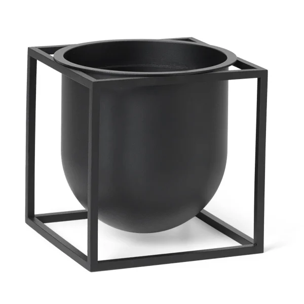 Audo Copenhagen Pot à fleurs Kubus 14 cm Noir