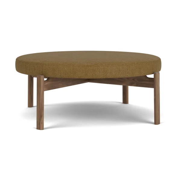 Audo Copenhagen Pouf Passage Ø98,5 cm Walnut-Audo Bouclé 06