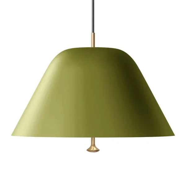 Audo Copenhagen Suspension Levitate Ø40 cm Vert sauge-laiton