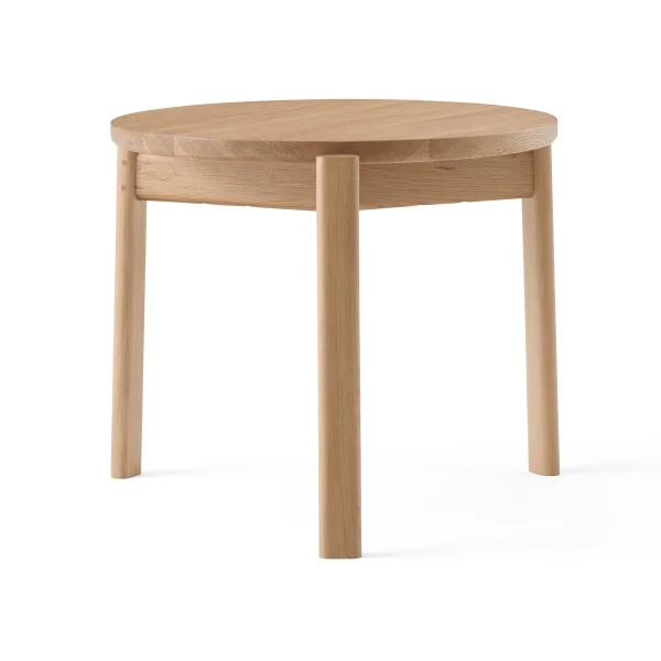 Audo Copenhagen Table basse Passage Ø50 cm Chêne