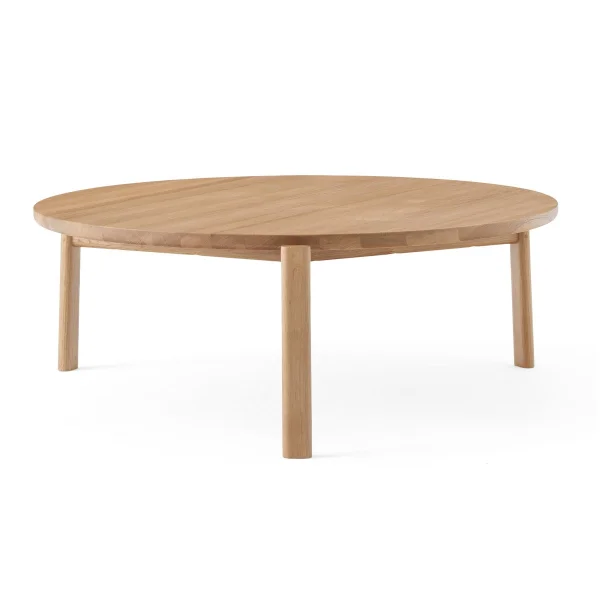 Audo Copenhagen Table basse Passage Ø90 cm Chêne