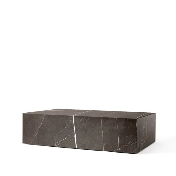 Audo Copenhagen Table basse Plinth grey, low