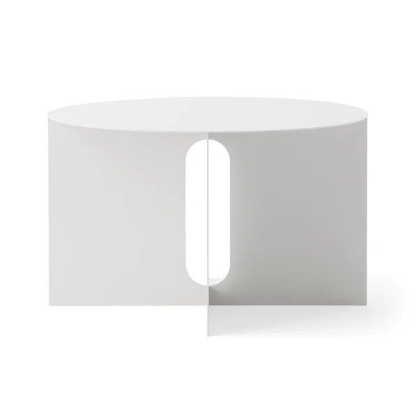 Audo Copenhagen Table d'appoint Androgyne Ø63 cm Ivory