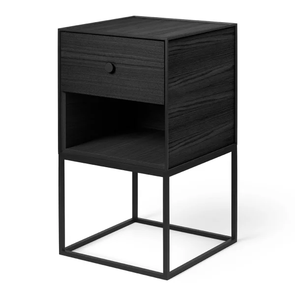 Audo Copenhagen Table d'appoint Frame 35 Frêne peint noir