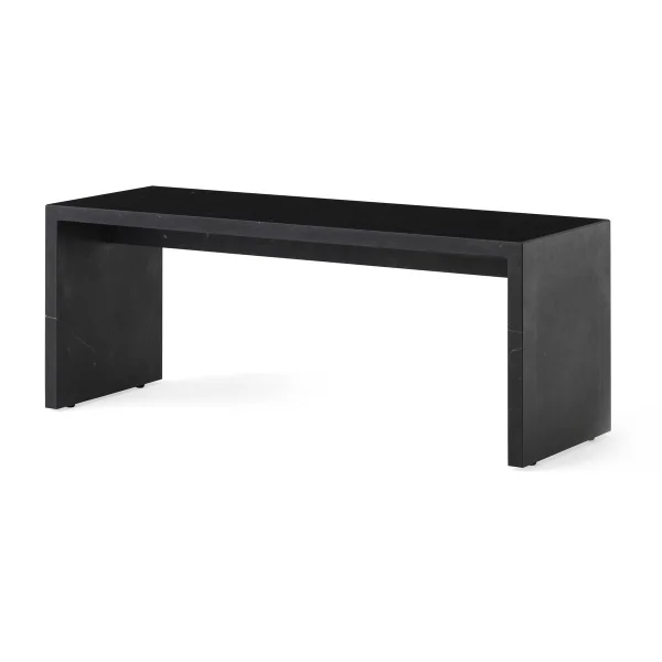 Audo Copenhagen Table d’appoint Plinth Bridge Nero Marquina