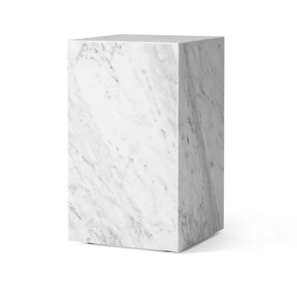 Audo Copenhagen Table d’appoint Plinth tall 30x30x51 cm White