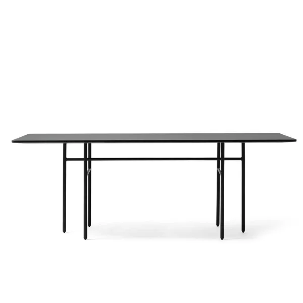 Audo Copenhagen Table rectangulaire Snaregade noir