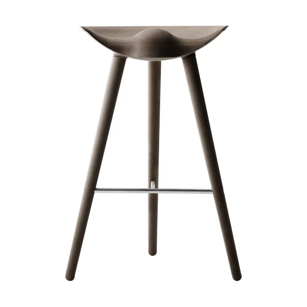 Audo Copenhagen Tabouret de bar ML42 69 cm Chêne huilé marron-acier