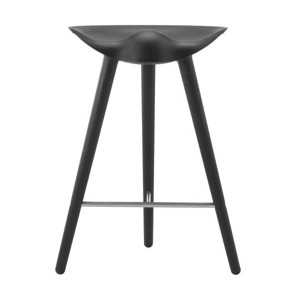 Audo Copenhagen Tabouret de bar ML42 69 cm Hêtre teinté noir-acier