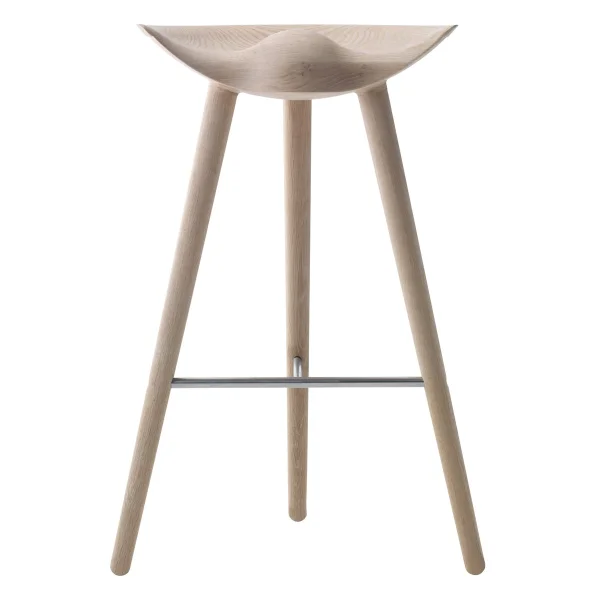 Audo Copenhagen Tabouret de bar ML42 77 cm Chêne-acier