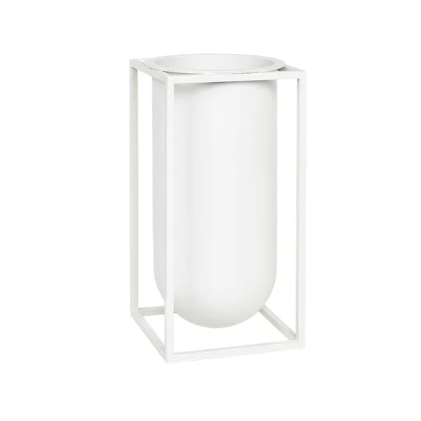 Audo Copenhagen Vase Kubus Lolo blanc