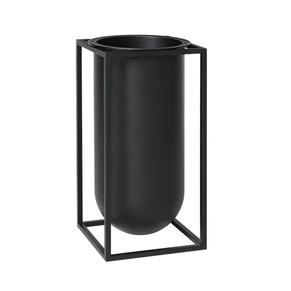 Audo Copenhagen Vase Kubus Lolo noir