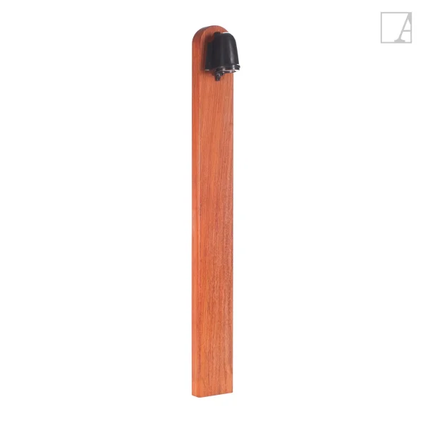 Authentage Balume sur poteau en bois - poteau de jardin - 11 x 14 x 100 cm - IP43 - bronze