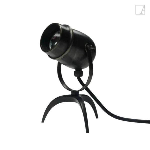 Authentage Micro Tripod Outdoor - spot sur trépied - 7 x 10 x 22 cm - IP55 - bronze