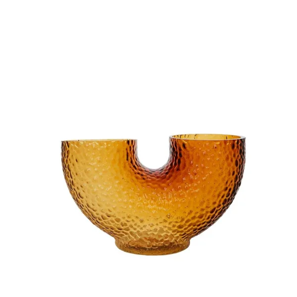 AYTM - Arura Low Glass Vase Ambre