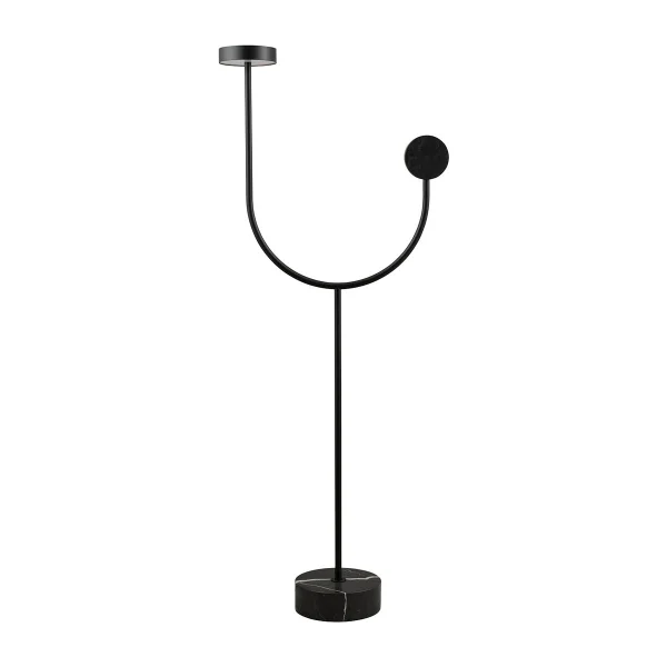 AYTM Lampadaire GRASIL 51,5x127,6 cm Noir/Noir