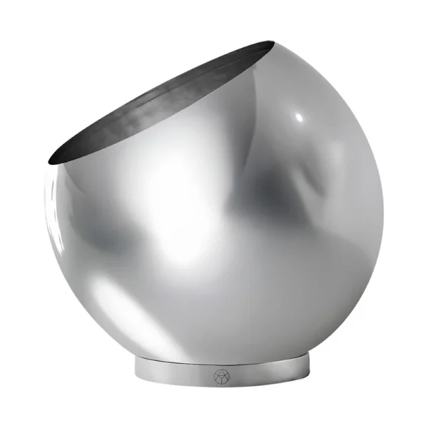 AYTM - Pot de fleurs Globe, Ø 43 cm, argent, acier inoxydable