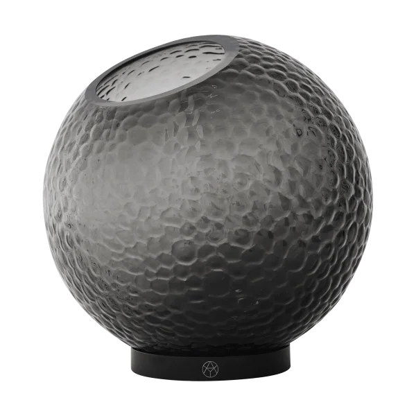 AYTM Vase Globe Bubbles Ø21 cm Black