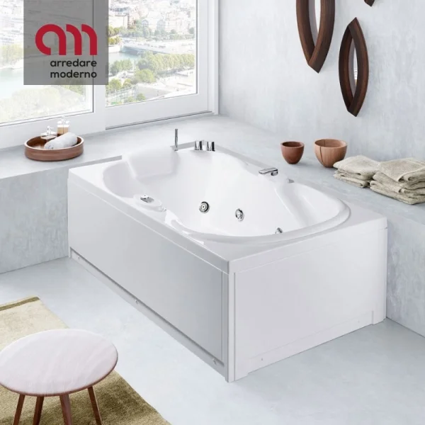 Baignoire rectangulaire Lis Glass 1989