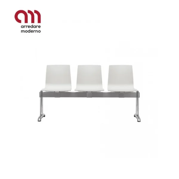 Banc pour salle d'attente Alice ignifuge 3 places Scab