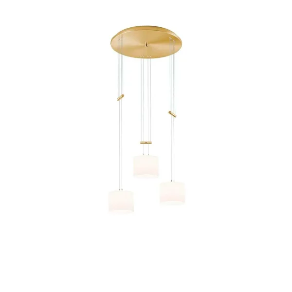 Bankamp - Grazia Cluster Trio Suspension Brass