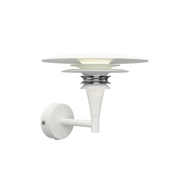 Belid - Applique murale Diablo, blanc/chrome, Ø 20 cm Métal, G9