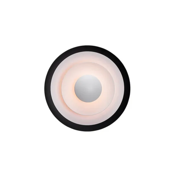 Belid - Applique murale LED Diablo, rouge/noir, Ø 30 cm