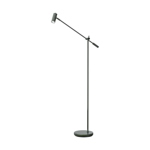 Belid Lampadaire Cato 134 cm Forêt verte brillant-mat noir