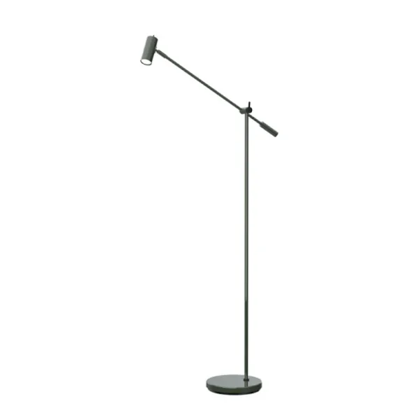 Belid - Lampadaire Cato vert forêt/noir hauteur 134 cm intensité variable