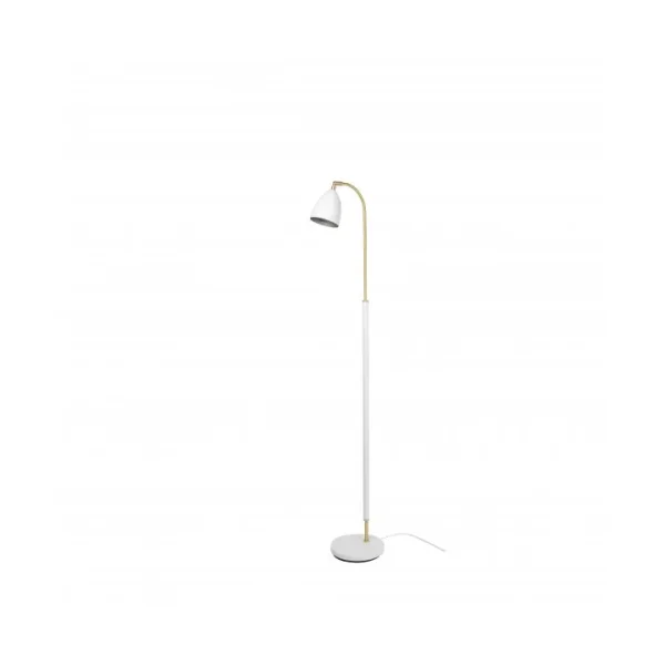 Belid Lampadaire Deluxe avec variateur 133 cm Blanc