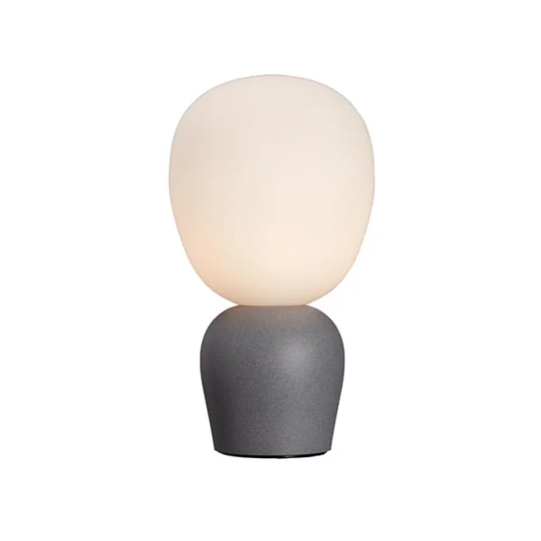 Belid Lampe de table Buddy verre opale Béton (gris)